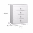 Ver imagem 6 de Cômoda Infantil Flex 3 Cores em 1 Satriani 