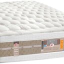 Ver imagem 2 de Colchão Casal Castor Silver Star Air Pocket Double Face 138x188x34 - - Palha / Bege
