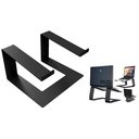 Ver imagem 1 de Suporte Laptop Notebook 14 A 17 Polegadas - Preto Ergonômico