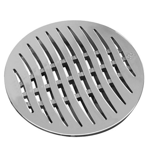 Grelha Redonda Cromada 150mm - Tigre