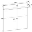 Ver imagem 4 de Rack com Painel e Estante em Mdp Branco com Siena