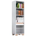 Ver imagem 5 de Rack com Painel e Estante em Mdp Branco com Siena