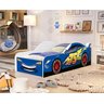 Cama Carro Corrida Infantil 100% Mdf:Azul - 1