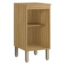 Ver imagem 2 de Balcão de Cozinha Ametista 1 Porta 40 Cm Freijó Gris - Kits Paraná