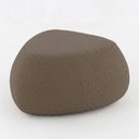 Ver imagem 7 de Puff Orgânico Decorativo 75cm Orbis Bouclé Marrom - Nexta Casa