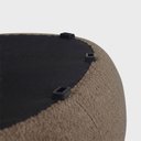Ver imagem 6 de Puff Orgânico Decorativo 75cm Orbis Bouclé Marrom - Nexta Casa