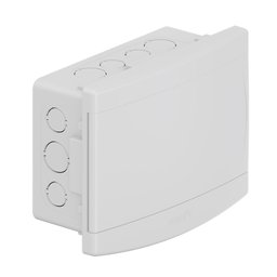 QUADRO DE DISTRIBUIÇÃO DE EMBUTIR 6/8 DISJUNTORES BRANCO TIGRE - 1