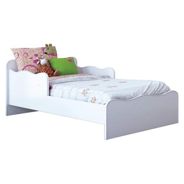 Mini Cama Infantil com Proteção Lateral Soneca Móveis Estrela - 2