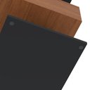 Ver imagem 4 de Mesa de Cabeceira Celta em Mdf 15mm com 1 Gaveta Preto e Cedro