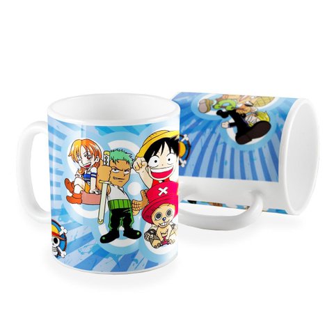 Caneca One Piece Azul Fundo