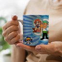 Ver imagem 2 de Caneca One Piece Azul Fundo