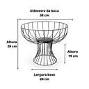 Ver imagem 3 de Fruteira Centro de Mesa Aramado Design Moderno