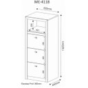 Ver imagem 4 de Gaveteiro 3 Gavetas para Pasta Suspensa Me4118