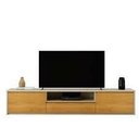 Ver imagem 1 de Rack Piazza 2,27m para Tv 75" com 3 Gavetas Mavaular:naturalle/off