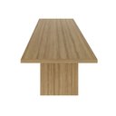 Ver imagem 6 de Mesa para Reunião 6 Lugares 200x100cm Marrom/Amêndoa