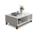 Ver imagem 3 de Mesa de Centro Sala de Estar Branco Jordania