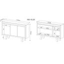 Ver imagem 6 de Balcão de Escritório 3 Portas Me4120