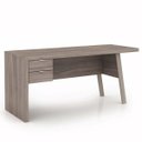 Ver imagem 3 de Escrivaninha Mesa Escritório ME4122 2 Gavetas 163cm Carvalho e Fendi Marrom