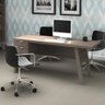 Mesa para Escritório 163cm 2 Gavetas Me4122  - 5