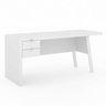 Escrivaninha Mesa Escritório 163cm 2 Gavetas Me4122 - 3