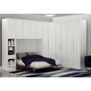 Ver imagem 1 de Guarda-Roupa Modulado Casal Safira 005 em MDF com 11 Portas e 7 Gavetas Una Mobília