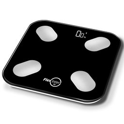 Balança Digital Smart Corporal com Bioimpedância App Android/ios Preto - Flexinter - 5