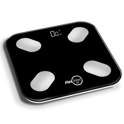 Balança Digital Smart Corporal com Bioimpedância App Android/ios Preto - Flexinter - 6