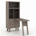 Ver imagem 2 de Escrivaninha com Estante Me4125 2 Portas 77,6cm Tecno Mobili