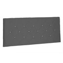 Ver imagem 1 de Cabeceira Painel Solteiro 0,90m Tânia Suede Cinza