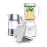 Kit Branco Cadence Liquidificador - Chaleira – Sanduicheira - 220V - 1