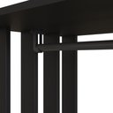 Ver imagem 3 de Guarda-Roupa Closet com 1 Porta e 1 Gaveta 100cm Multimóveis Crpro-CLO002 Preto/Madeirado
