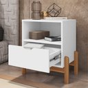 Ver imagem 2 de Mesa de Cabeceira Paris Branco