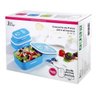 (lifestyle) Conjunto de Potes para Alimentos com 3 Peças - Azul - 6