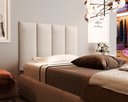 Ver imagem 2 de Cabeceira Premium Estofada Cama Box Solteiro 0.90 - Areia