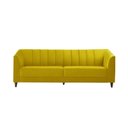 Ver imagem 1 de Sofá 2 Lugares Charlô 1,90M Suede Animale Amarelo - Ilha Bela