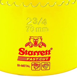 Serra Copo Starrett Fast Cut Bi-metal 2.3/4" 70mm - 2