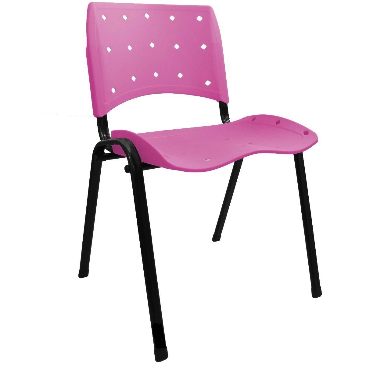 Cadeira Secretaria Ergoplax Fixa - Pink - 1