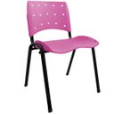 Ver imagem 1 de Cadeira Secretaria Ergoplax Fixa - Pink