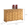 Cômoda Madeira Maciça 12 Gavetas Colmar - 3