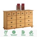 Ver imagem 2 de Cômoda Madeira Maciça 12 Gavetas Colmar