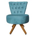 Ver imagem 4 de Kit Maca Estética Reta Capitonê com Mocho e Escadinha 80 Cm Marrom Slk Decor Azul Turquesa