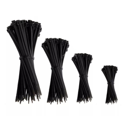 Kit 400 Abraçadeira de Nylon Enforca Gato Braçadeira Cintas Plásticas 3,6mm X 10cm-15cm-20cm e 30cm - 1