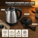 Ver imagem 4 de Chaleira Elétrica Be Smart Be Smart 1,8L Aço Inox 220V com Desligamento Automático e Base