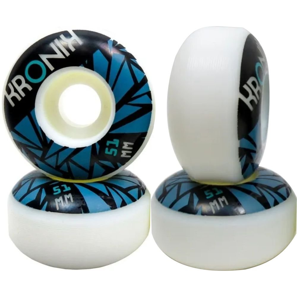 Roda Kronik 51mm 98A + Rolamento Black Sheep Gold - 5