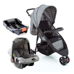 Travel System Jetty 3.0 Trio Cosco - Cinza Mescla - 1