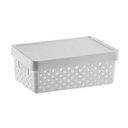 Ver imagem 1 de Cesto Organizador com Tampa  - Branco
