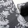 Papel de Parede Arabesco Preto/Cinza Rolo 10 Mts - 3