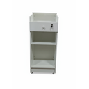 Ver imagem 3 de Balcão Caixa Mdf Branco 15mm com Gaveta e Chave - 1,15m X 50cm X 40cm