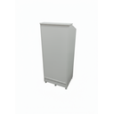 Ver imagem 2 de Balcão Caixa Mdf Branco 15mm com Gaveta e Chave - 1,15m X 50cm X 40cm