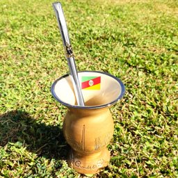 Bomba De Chimarrão Tereré Aço Inox 23cm Com Rosca Pingente Laçador - 7